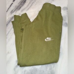 Nike Army Green Sweatpants Child Size Small
